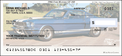 1966 Ford Mustang GT 350 Personal Checks
