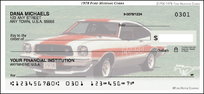 1978 Ford Mustang Cobra Personal Checks