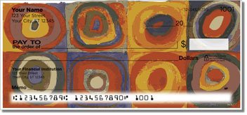 Abstract Art Personalized Checks