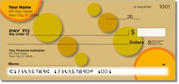 Abstract Orange Design Checks