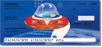Adorable Alien Personalized Checks