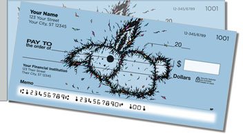 Adorable Animal Side Tear Personalized Checks