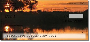 African Sunset Design Checks