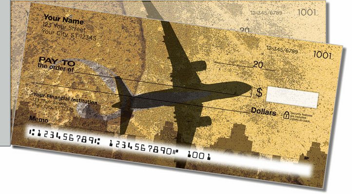 Airplane Side Tear Personal Checks