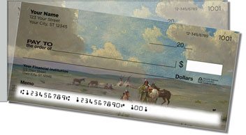 Albert Bierstadt Side Tear Personalized Checks