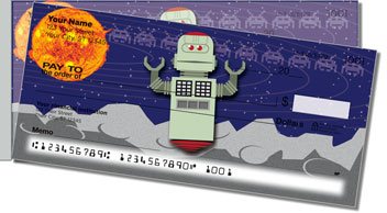 Alien Life Side Tear Personalized Checks