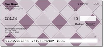 Almost Argyle Personalized Checks