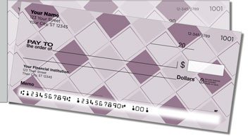 Almost Argyle Side Tear Personalized Checks