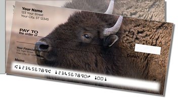 American Bison Side Tear Design Checks