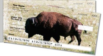 American West Side Tear Personalized Checks
