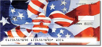Americana Painting Personalized Checks
