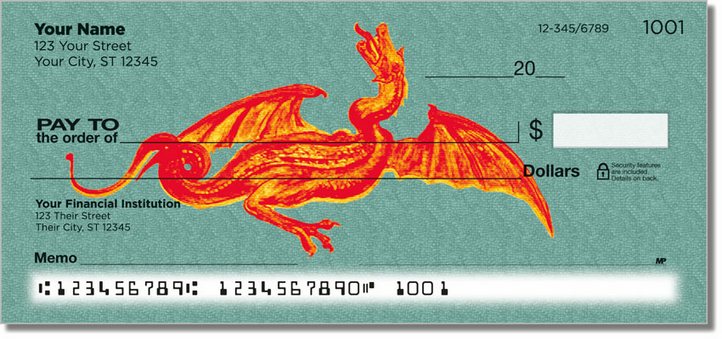 Ancient Dragon Personal Checks
