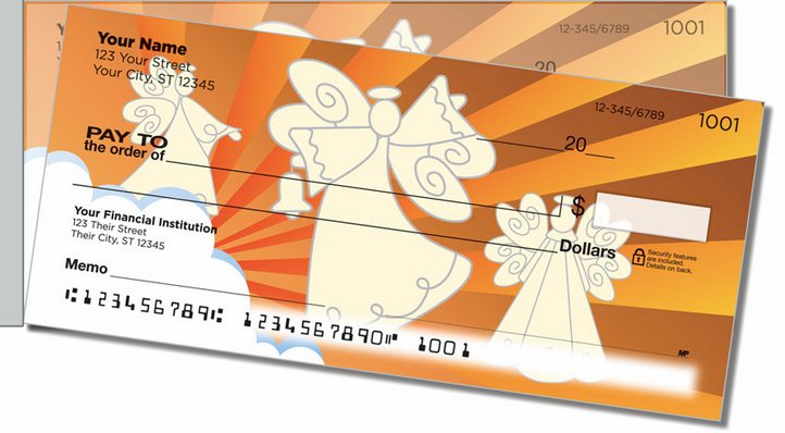 Angel Side Tear Personal Checks