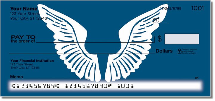 Angel Wings Personal Checks