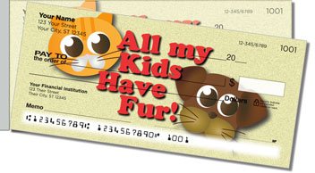 Animal Adoption Side Tear Personalized Checks