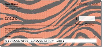 Animal Print Personalized Checks