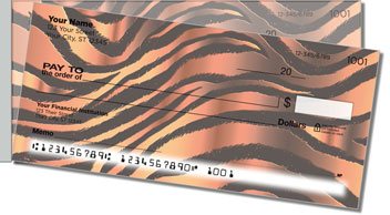 Animal Print Side Tear Checks
