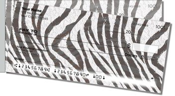 Animal Print Side Tear Design Checks