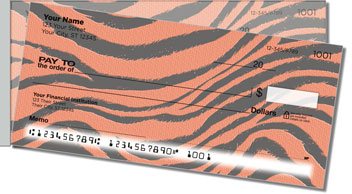 Animal Print Side Tear Personalized Checks