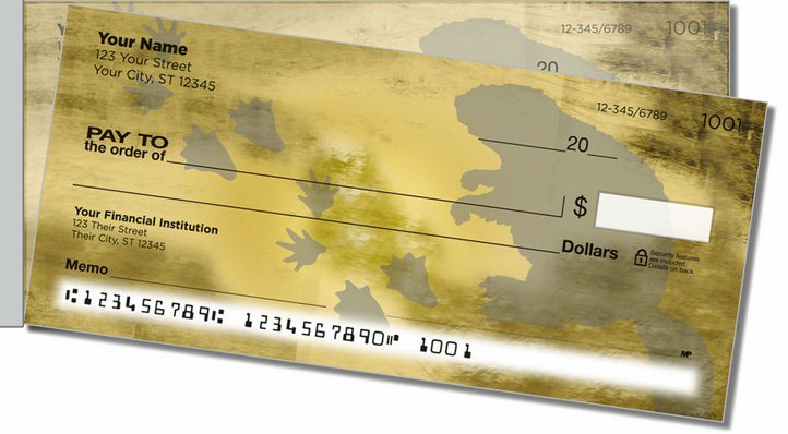 Animal Track Side Tear Personal Checks