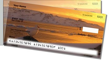 Animals of Antarctica Side Tear Personalized Checks