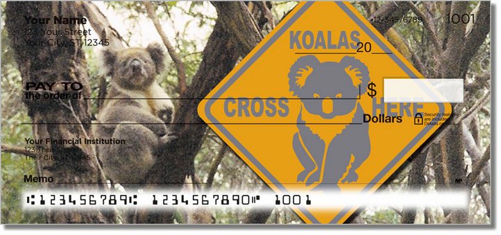 Animals of Australia Personal Checks