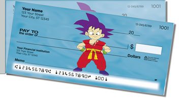 Anime Side Tear Personalized Checks