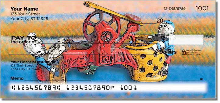 Antique Bank Personal Checks