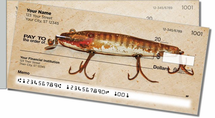 Antique Lure Side Tear Personal Checks