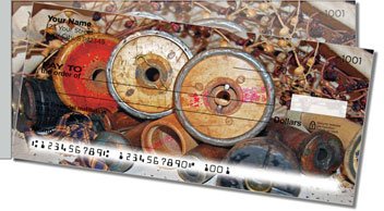 Antique Spool Side Tear Personalized Checks