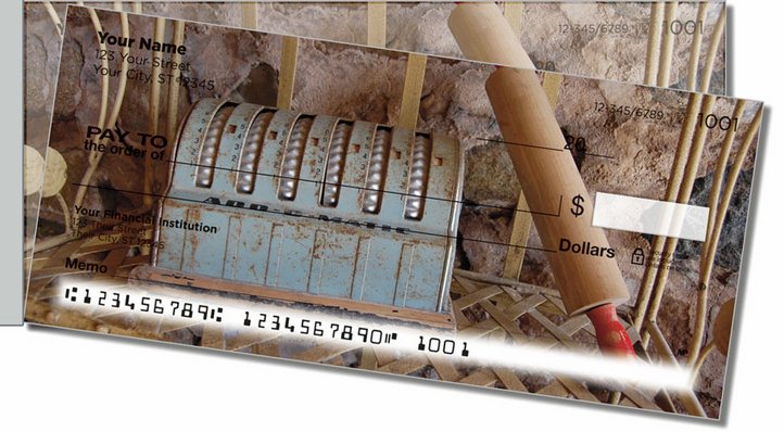 Antique Tool Side Tear Personal Checks