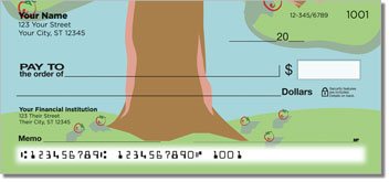 Apple Tree Art Personalized Checks