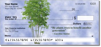 Arbor Day Quote Personalized Checks