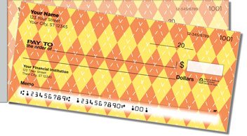 Argyle Side Tear Design Checks