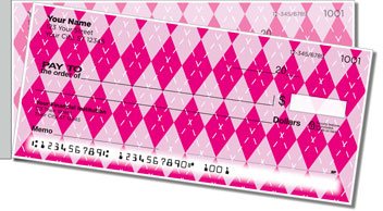 Argyle Side Tear Personalized Checks