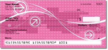 Arrow Pattern Personalized Checks