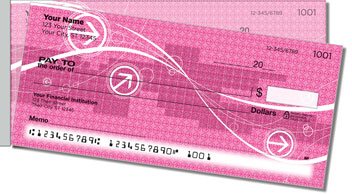 Arrow Pattern Side Tear Personalized Checks