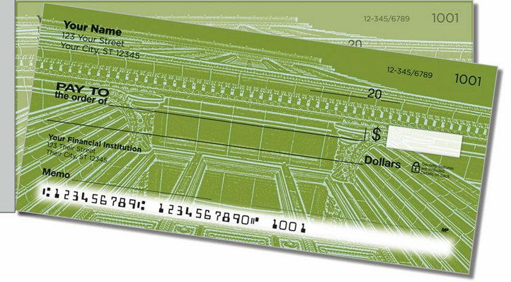 Artistic Architecture Side Tear Personal Checks