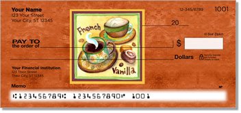 Artsy Coffee Personalized Checks
