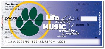 Ashwaubenon Music Personalized Checks