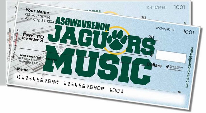 Ashwaubenon Music Side Tear Personal Checks
