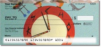 Asian Art Personalized Checks