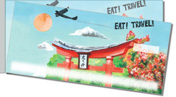 Asian Art Side Tear Design Checks