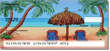 At the Beach 1 Personalized Checks