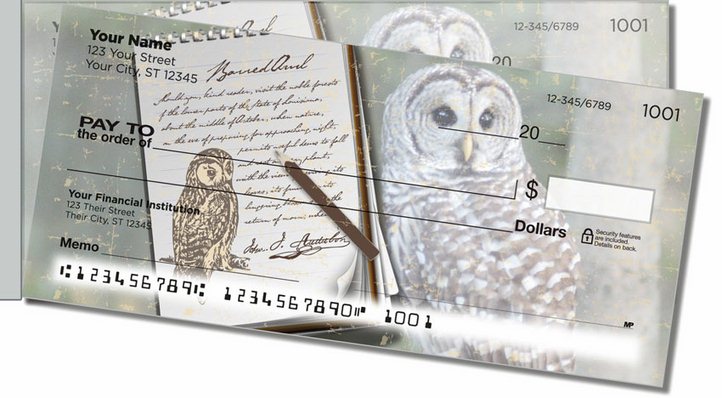 Audubon Sketch Side Tear Personal Checks