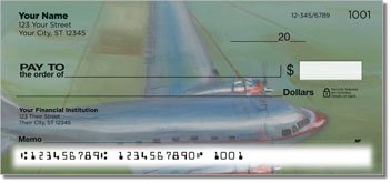 Aviation Art Personalized Checks