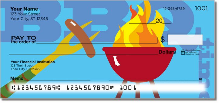 BBQ Grilling Personal Checks