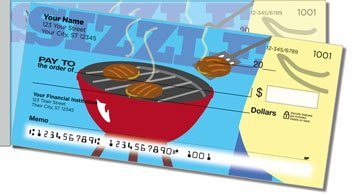 BBQ Grilling Side Tear Design Checks