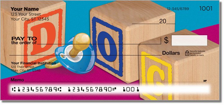 Baby Block Personal Checks