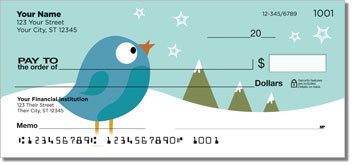 Baby Bluebird Personalized Checks